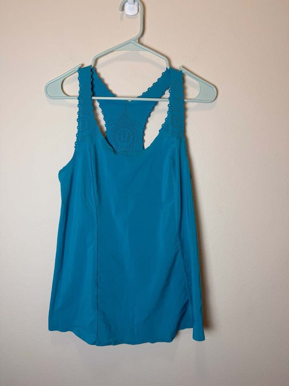 Lululemon Run a Marathon Singlet Blue Tank Top